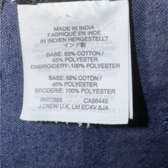 J. Crew Navy Blue Eyelet Swim Coverup. One Size / No Size. EUC! - Picture 5 of 8